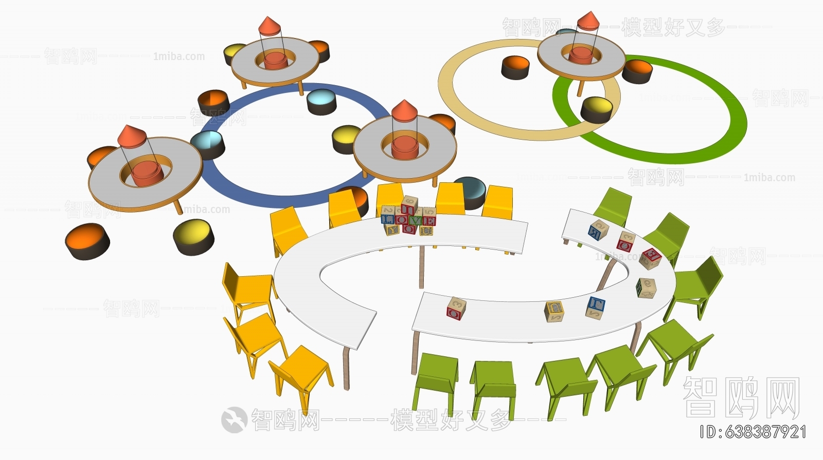 Modern Children's Table/chair