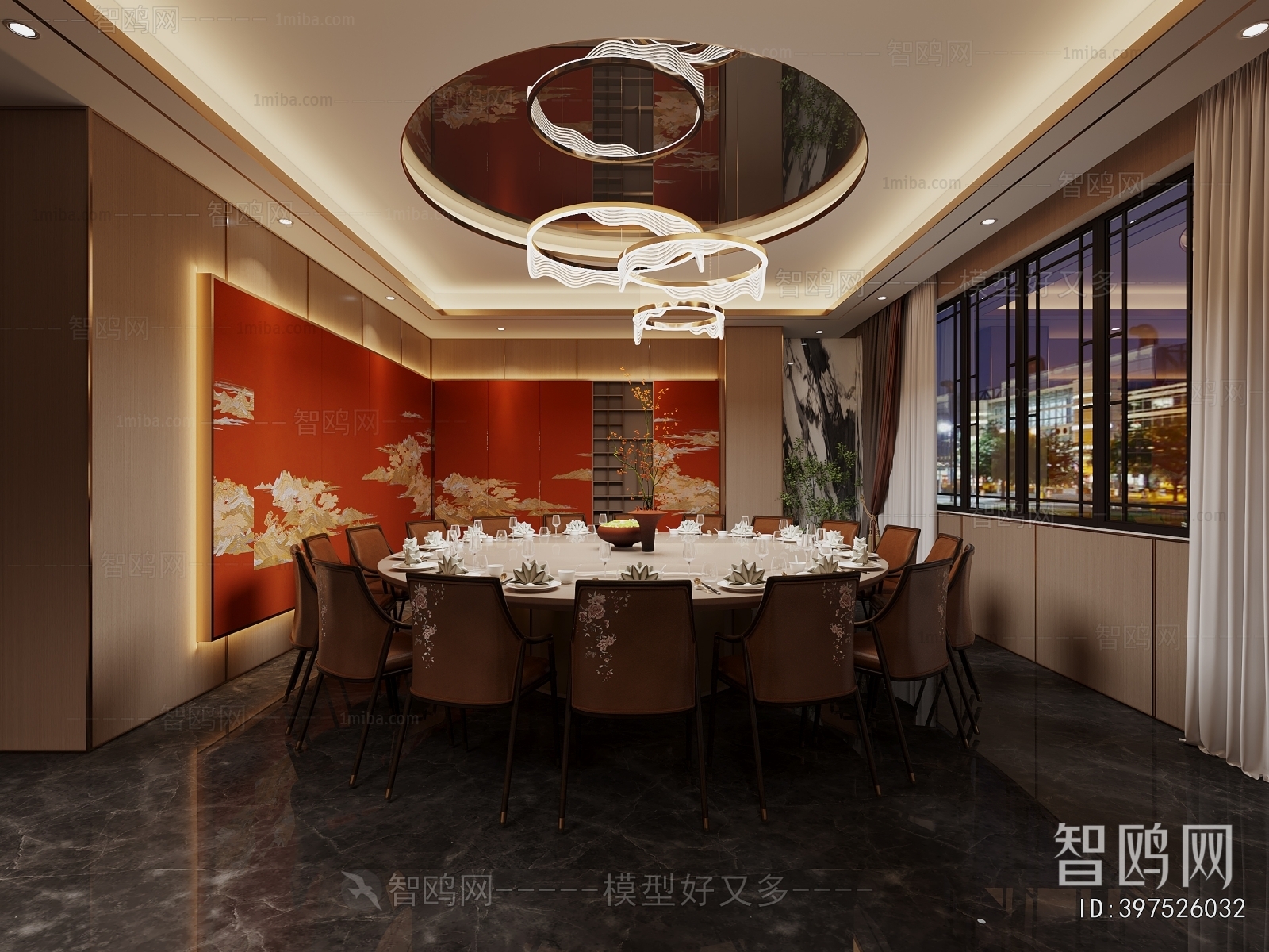 New Chinese Style Restaurant Box