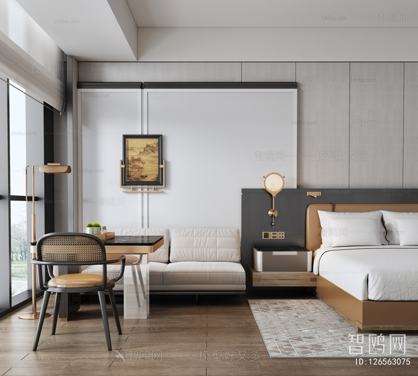 New Chinese Style Guest Room