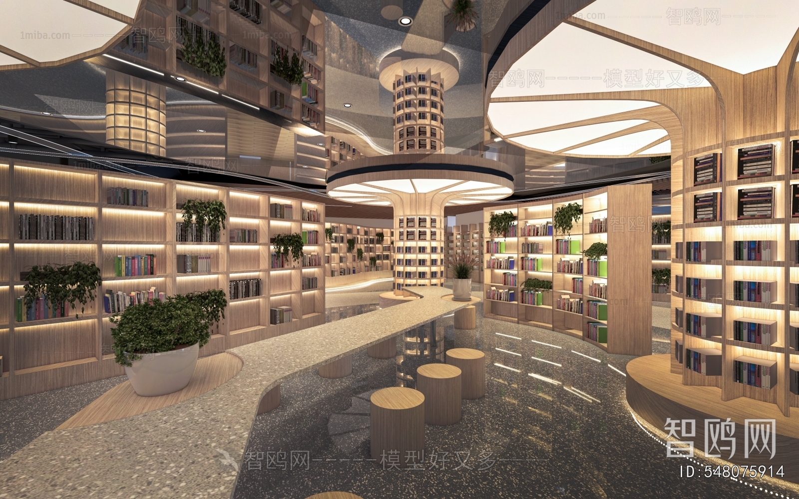 Modern Bookstore Book Bar