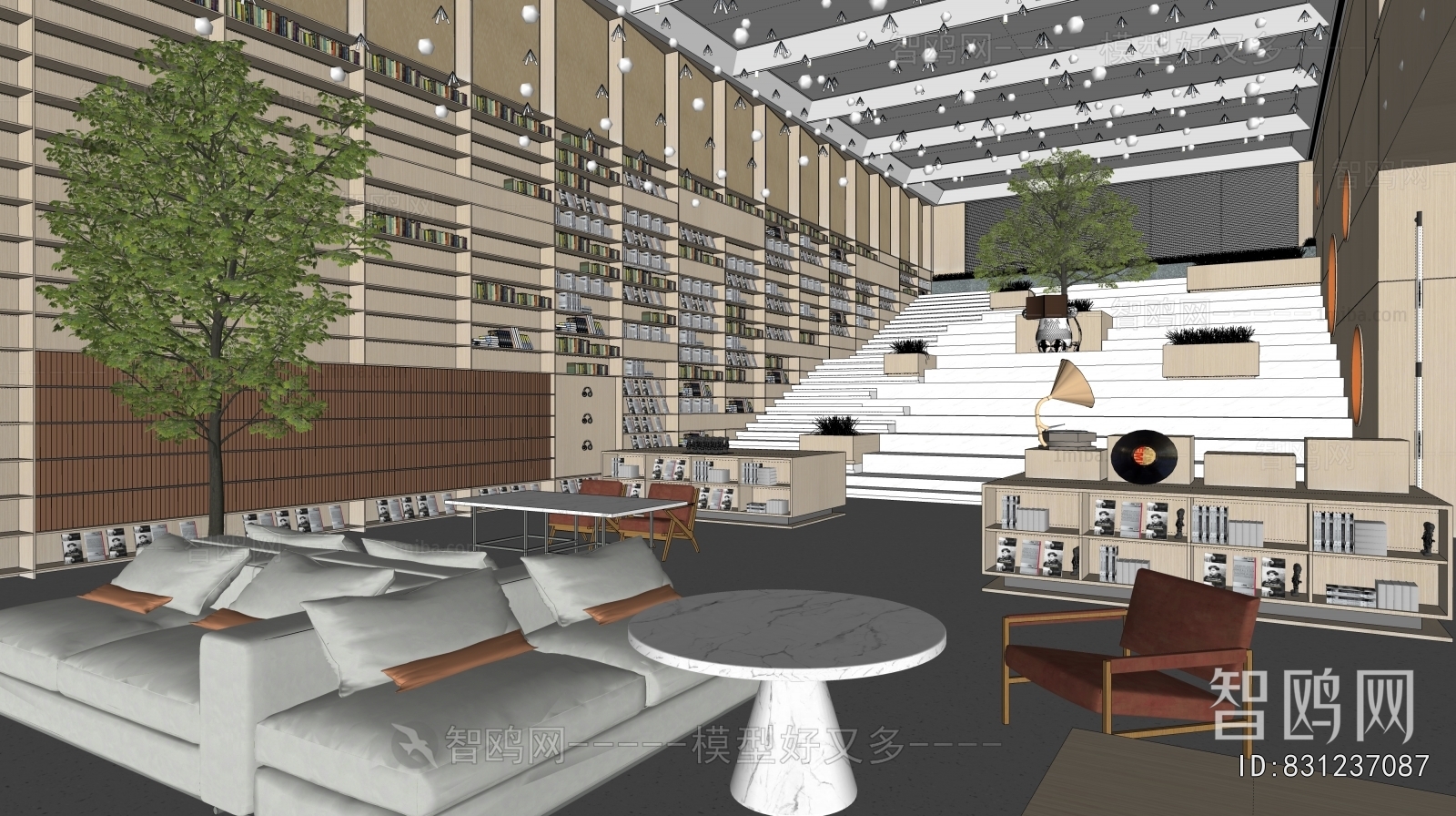 Modern Bookstore Book Bar