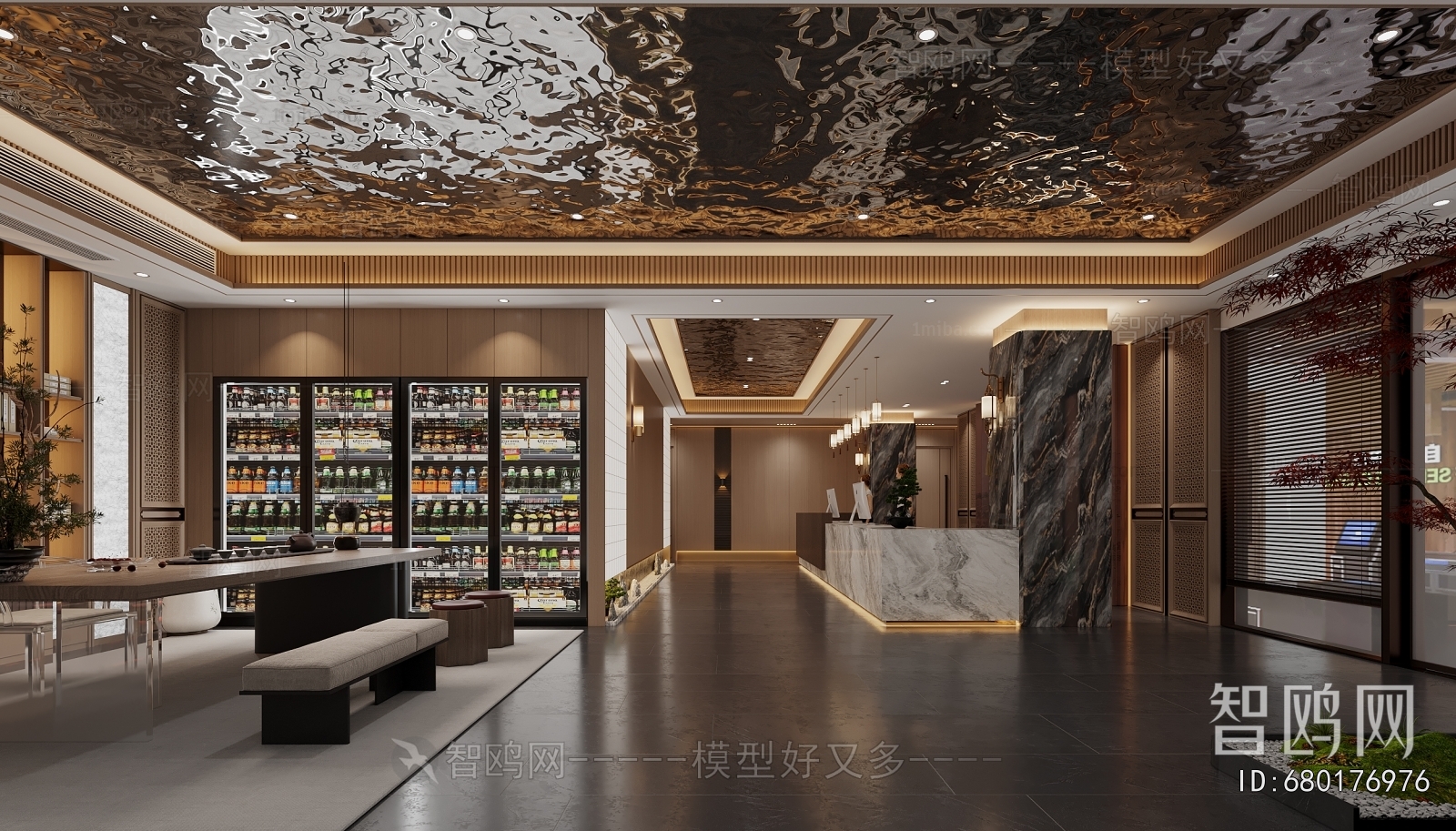 New Chinese Style Lobby Hall