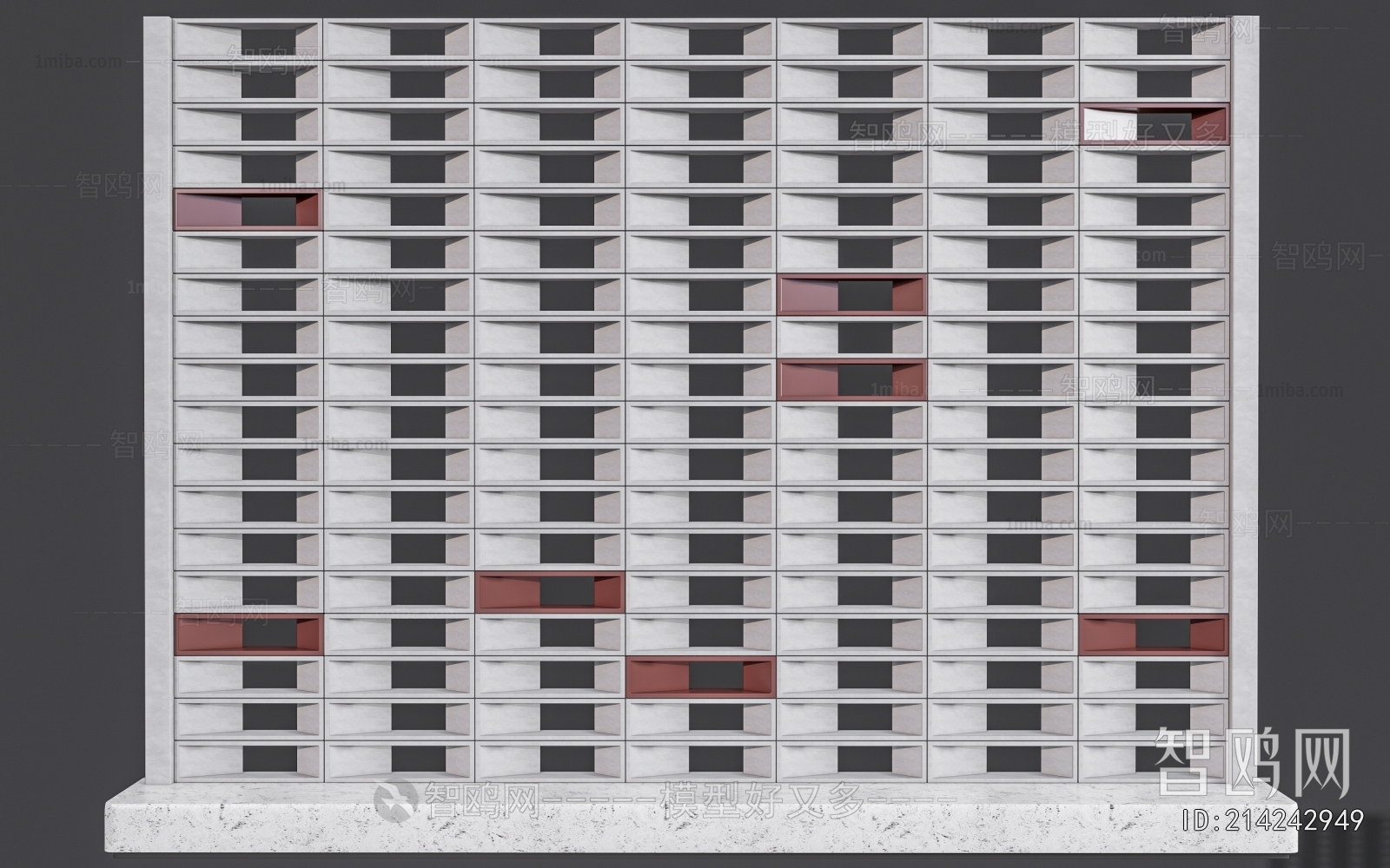 Modern Cement Brick Screen Partition