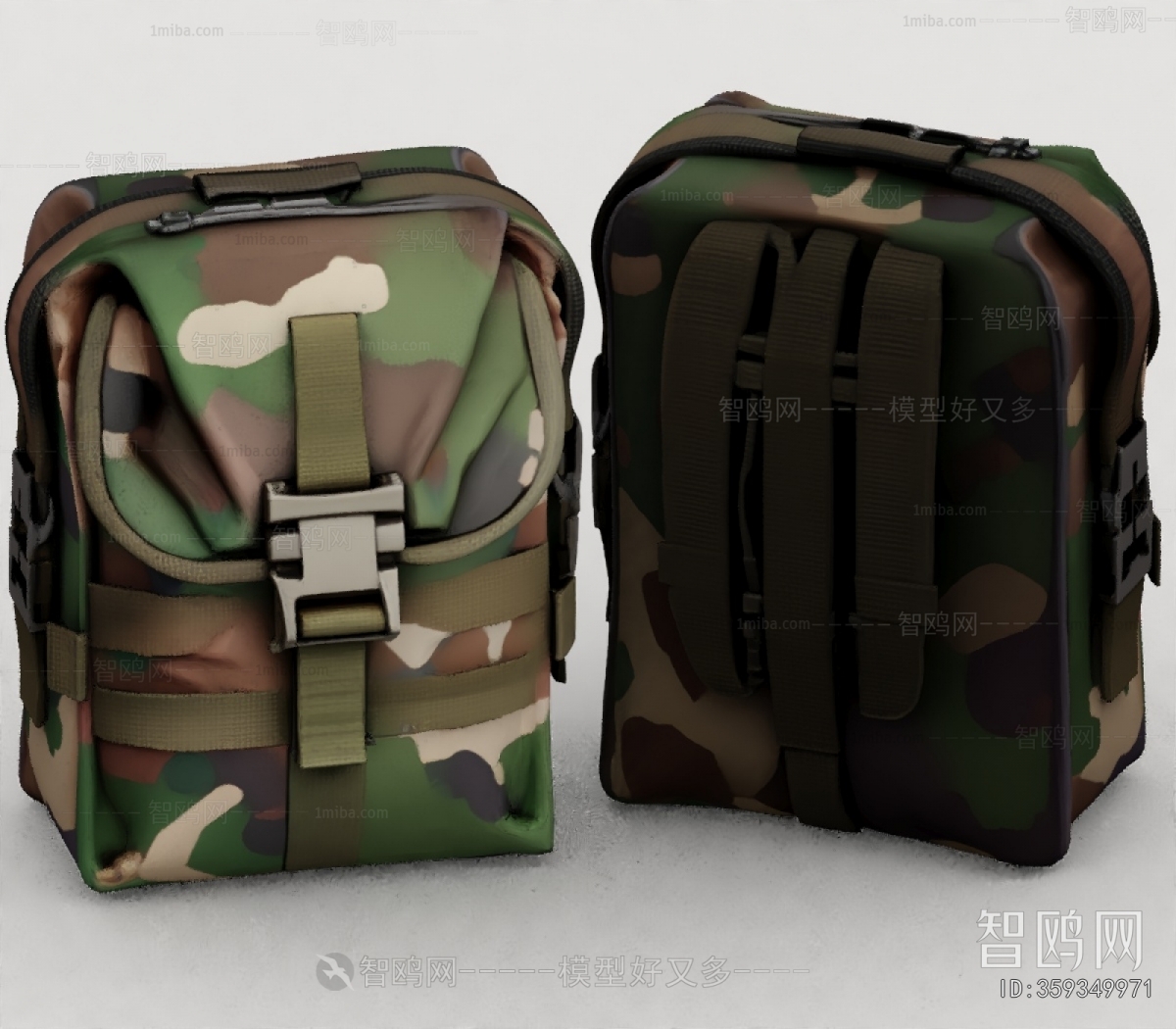 Modern Backpack And Backpack