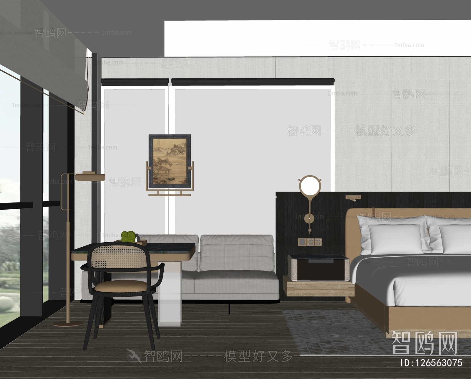 New Chinese Style Guest Room