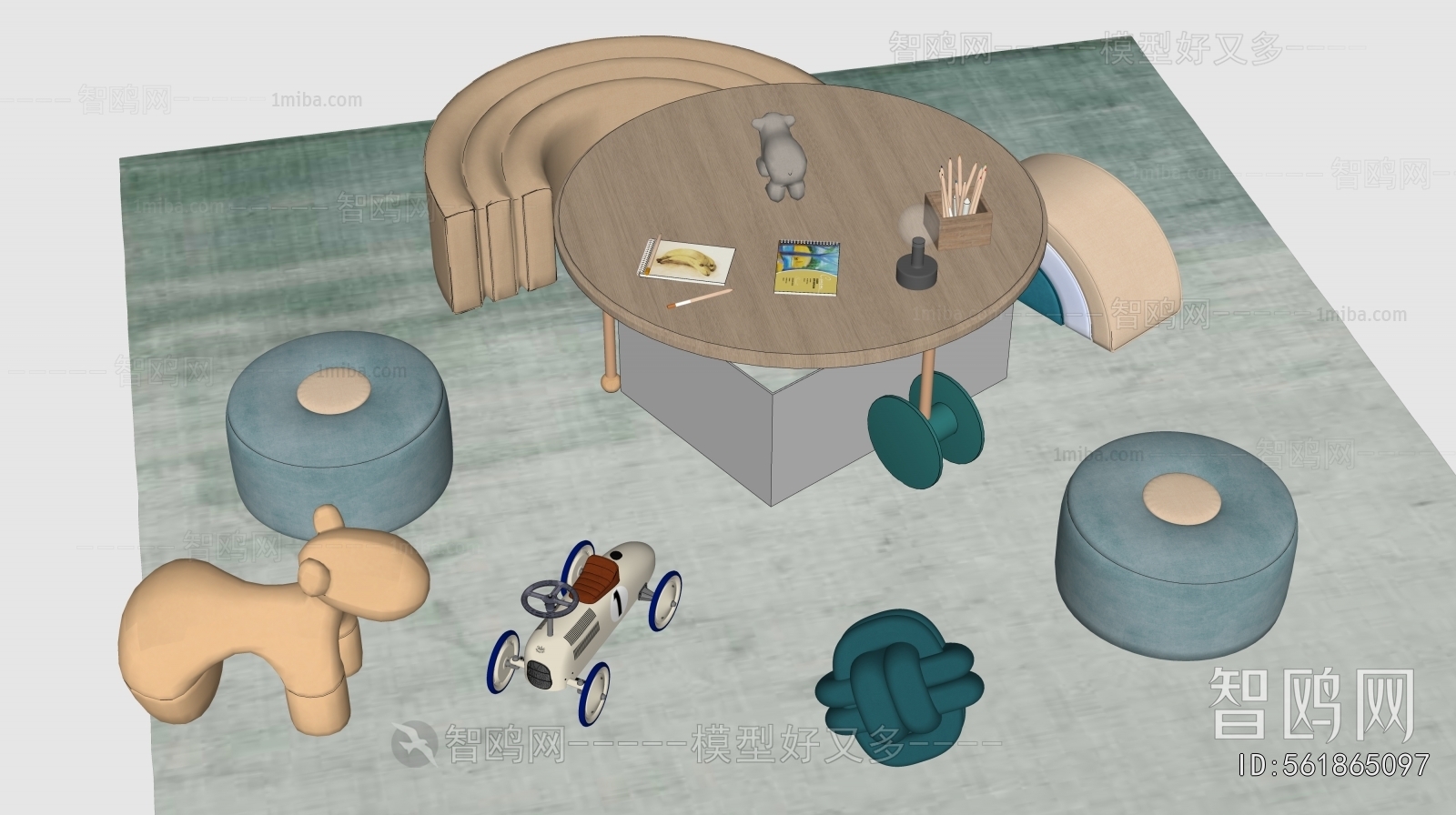 Modern Children's Table/chair