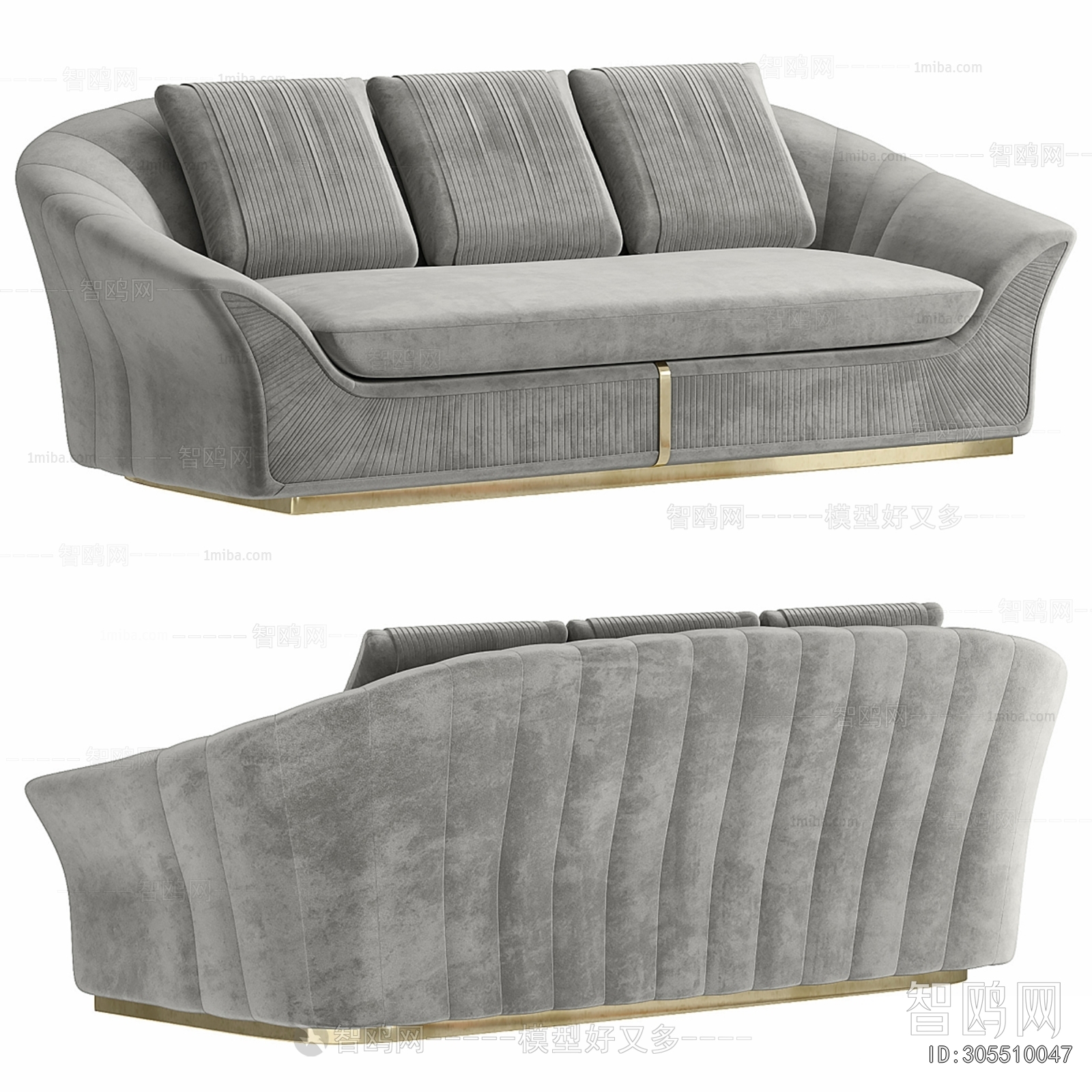 Modern Three-seat Sofa