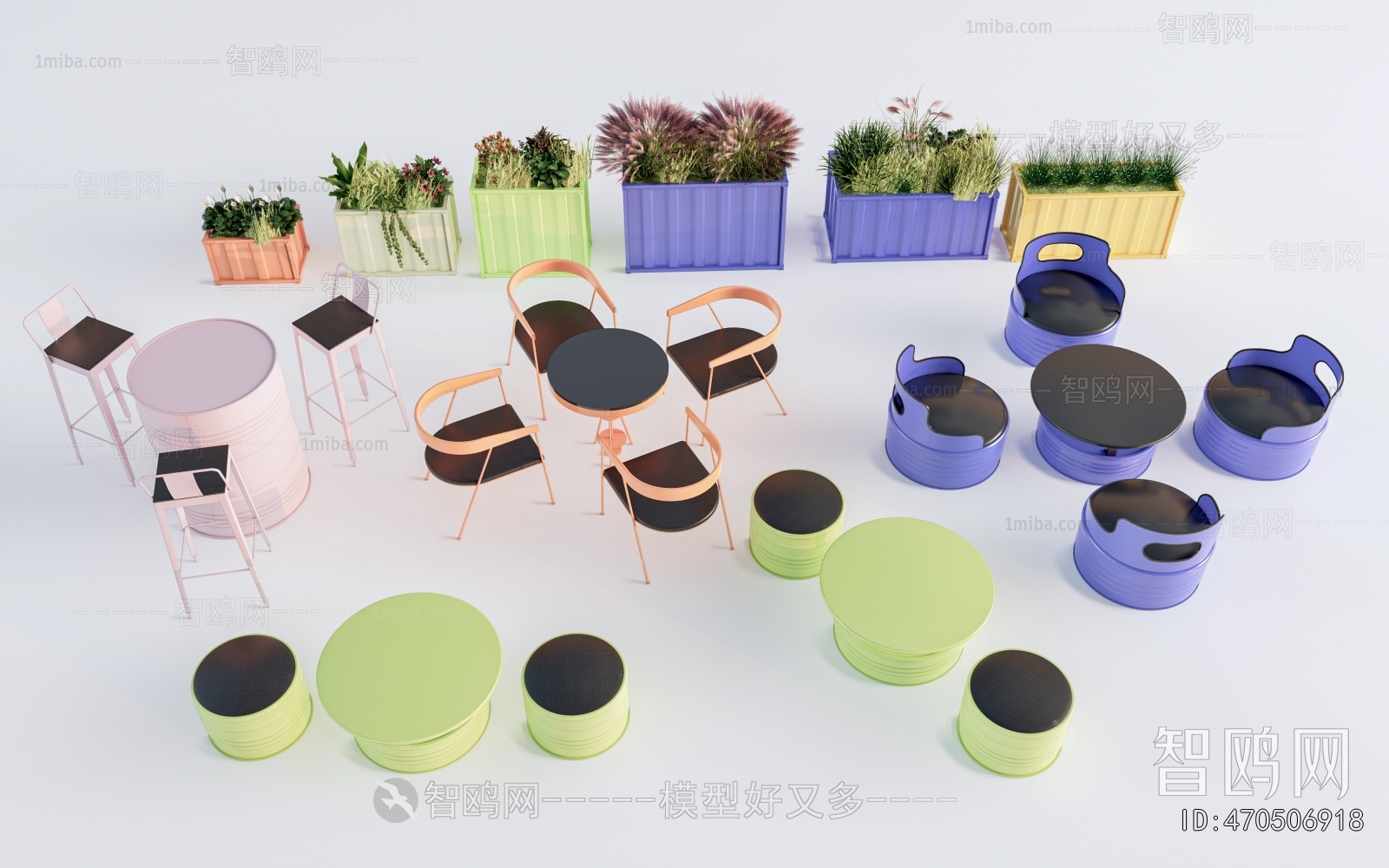 Modern Leisure Table And Chair