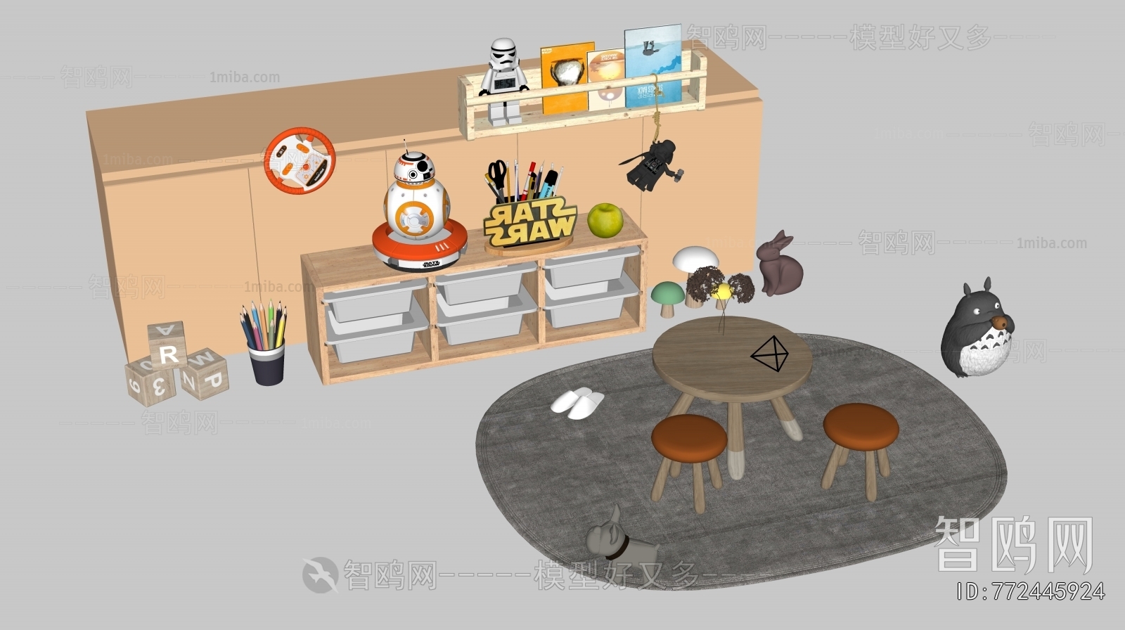 Modern Children's Table/chair