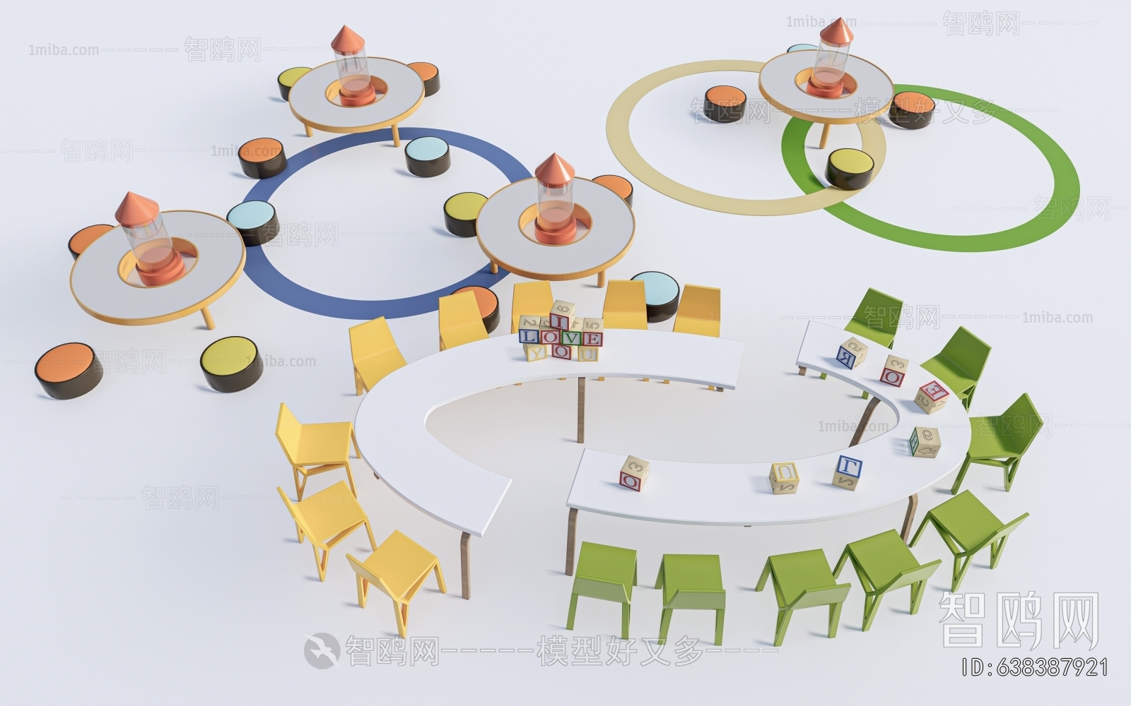 Modern Children's Table/chair