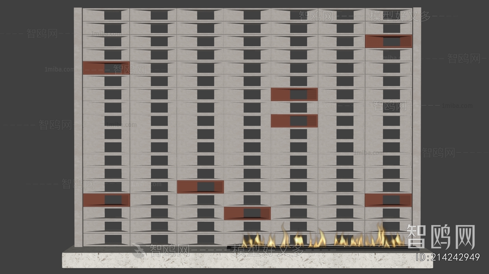 Modern Cement Brick Screen Partition