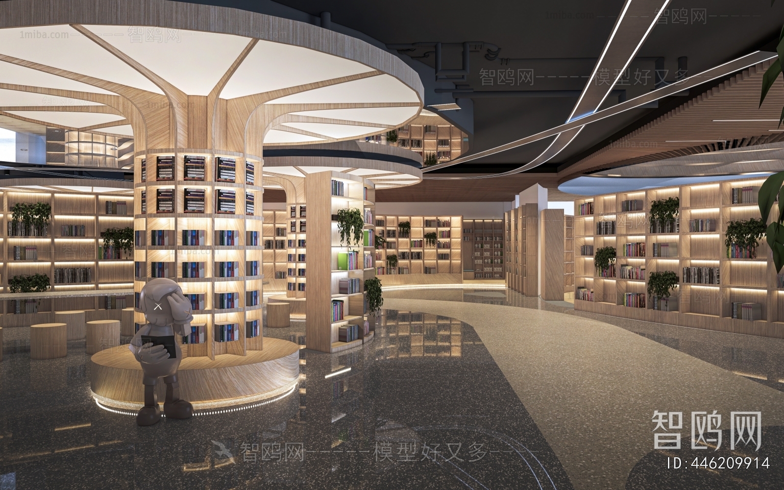 Modern Bookstore Book Bar