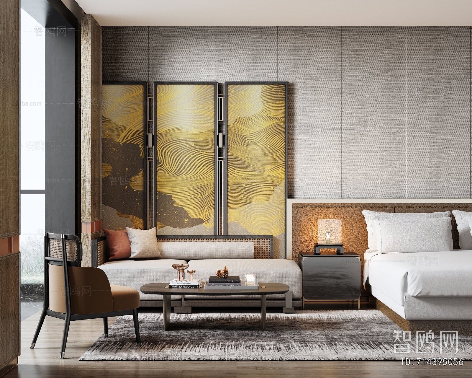 New Chinese Style Guest Room