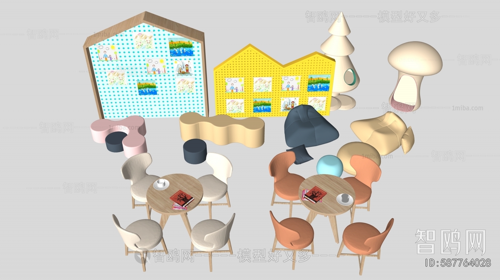 Modern Children's Table/chair