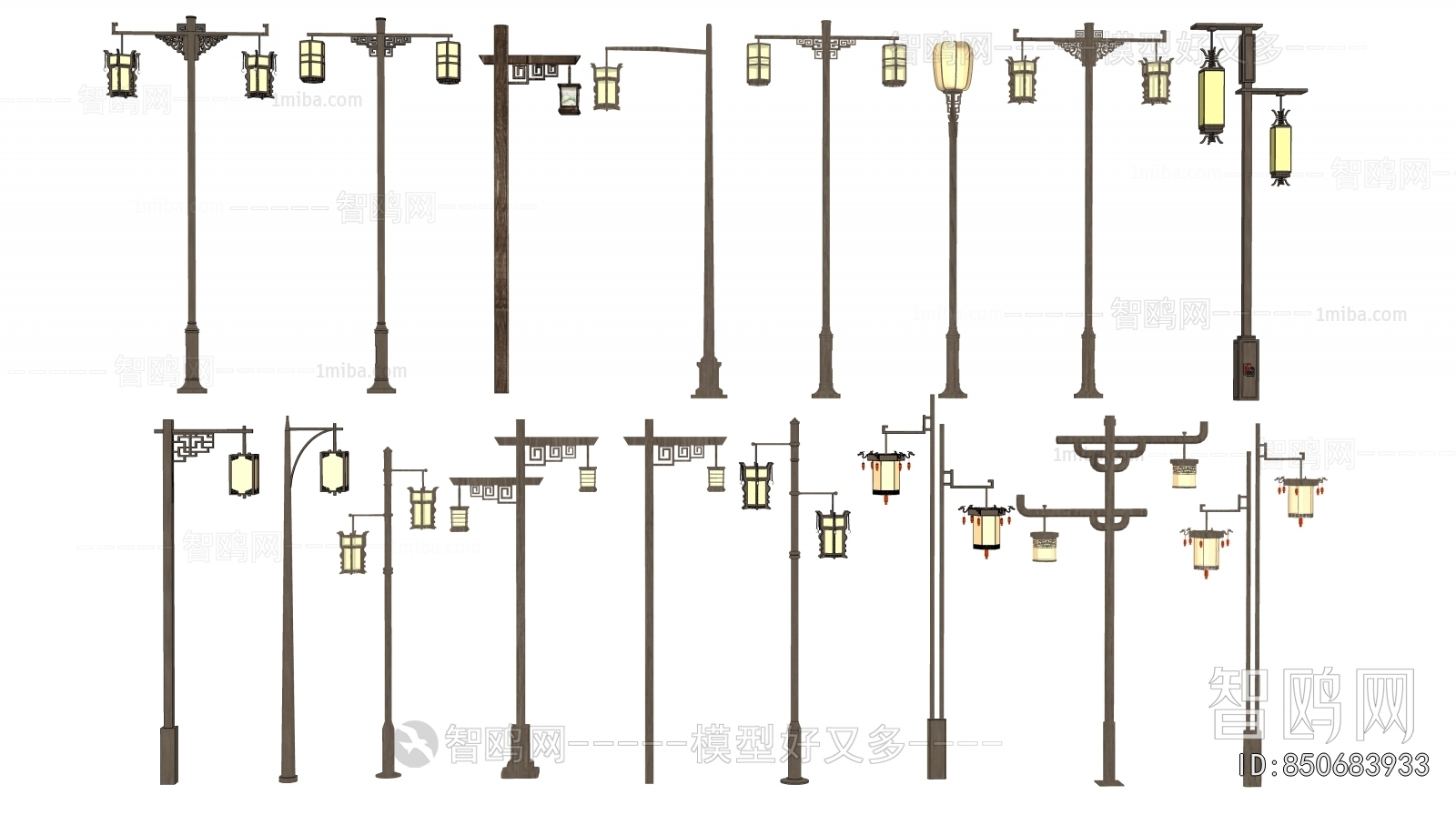 New Chinese Style Outdoor Light