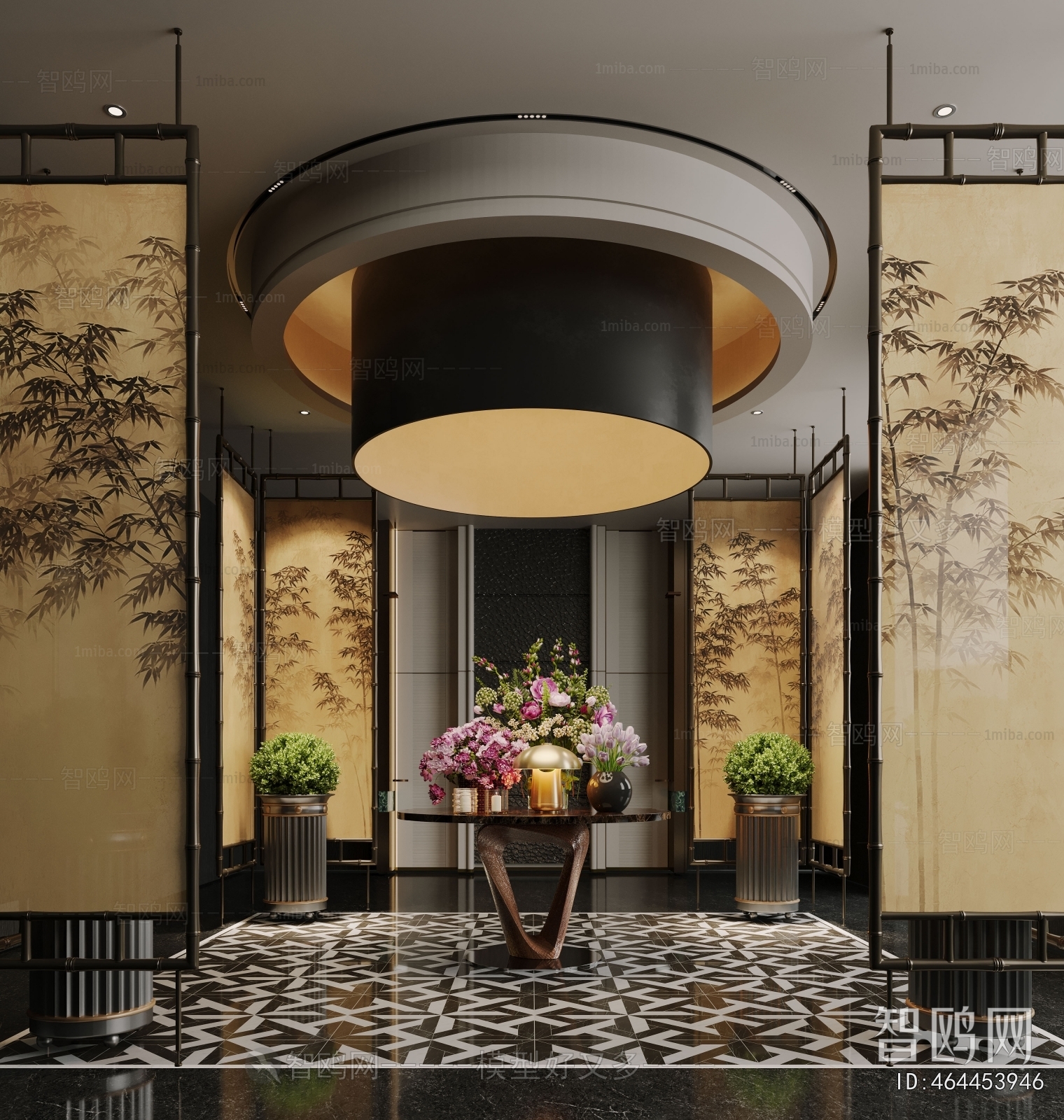 现代酒店大厅