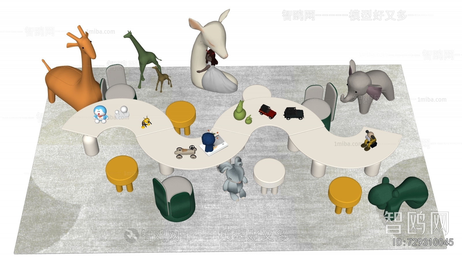 Modern Children's Table/chair