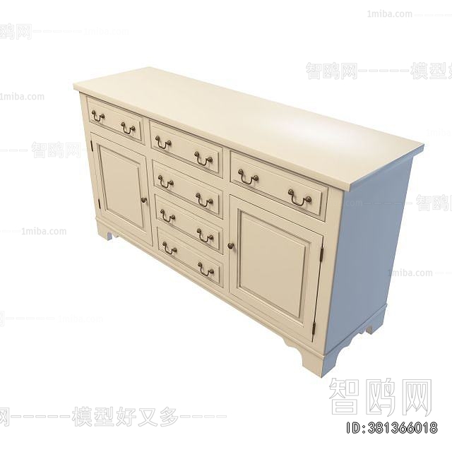 European Style Side Cabinet