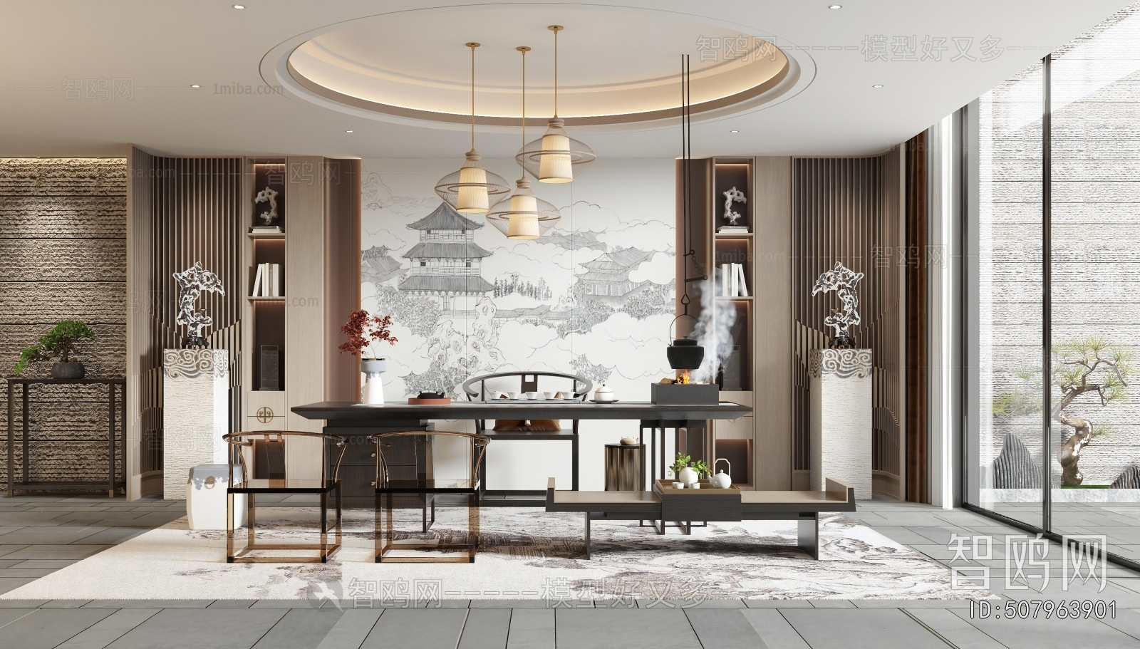 New Chinese Style Tea House