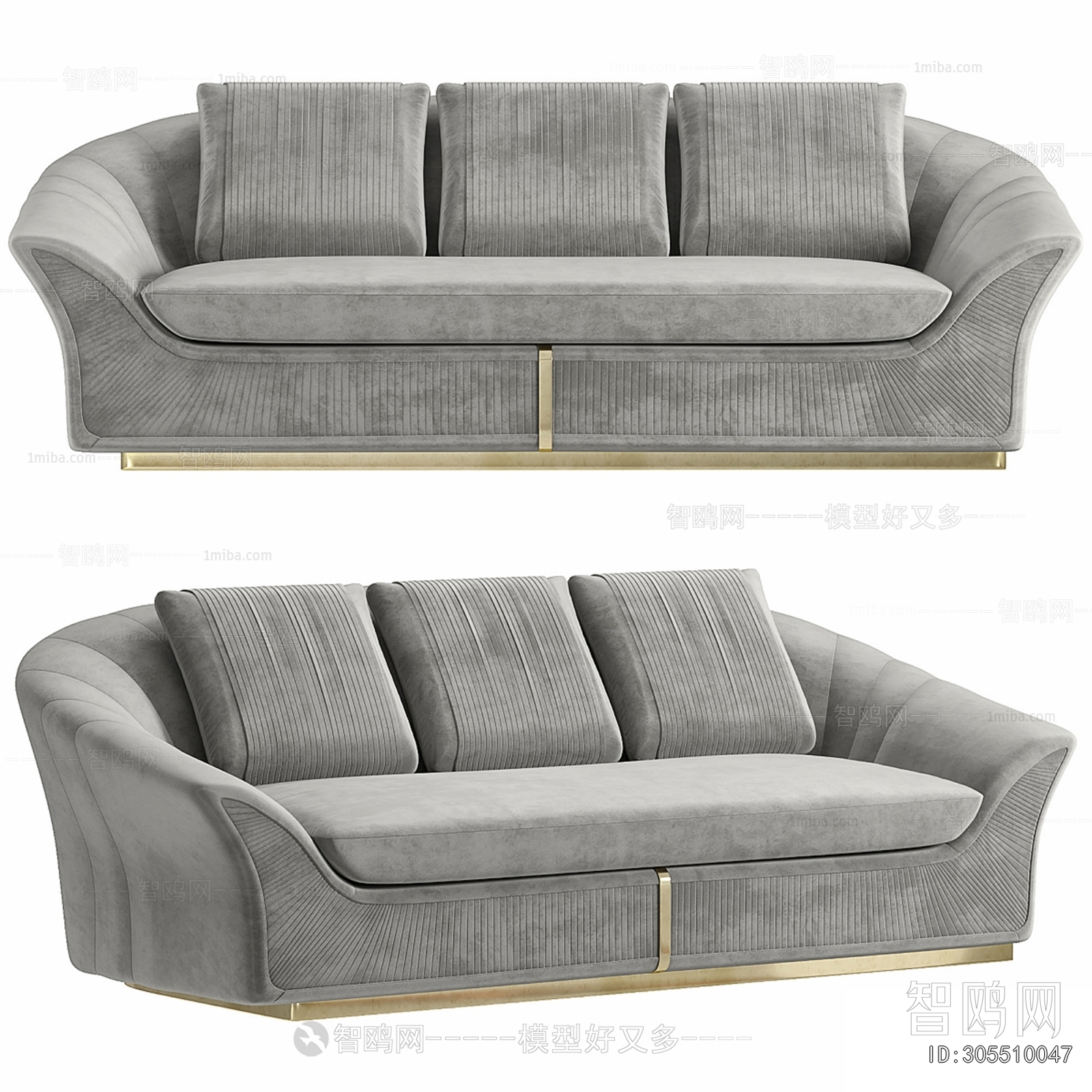 Modern Three-seat Sofa