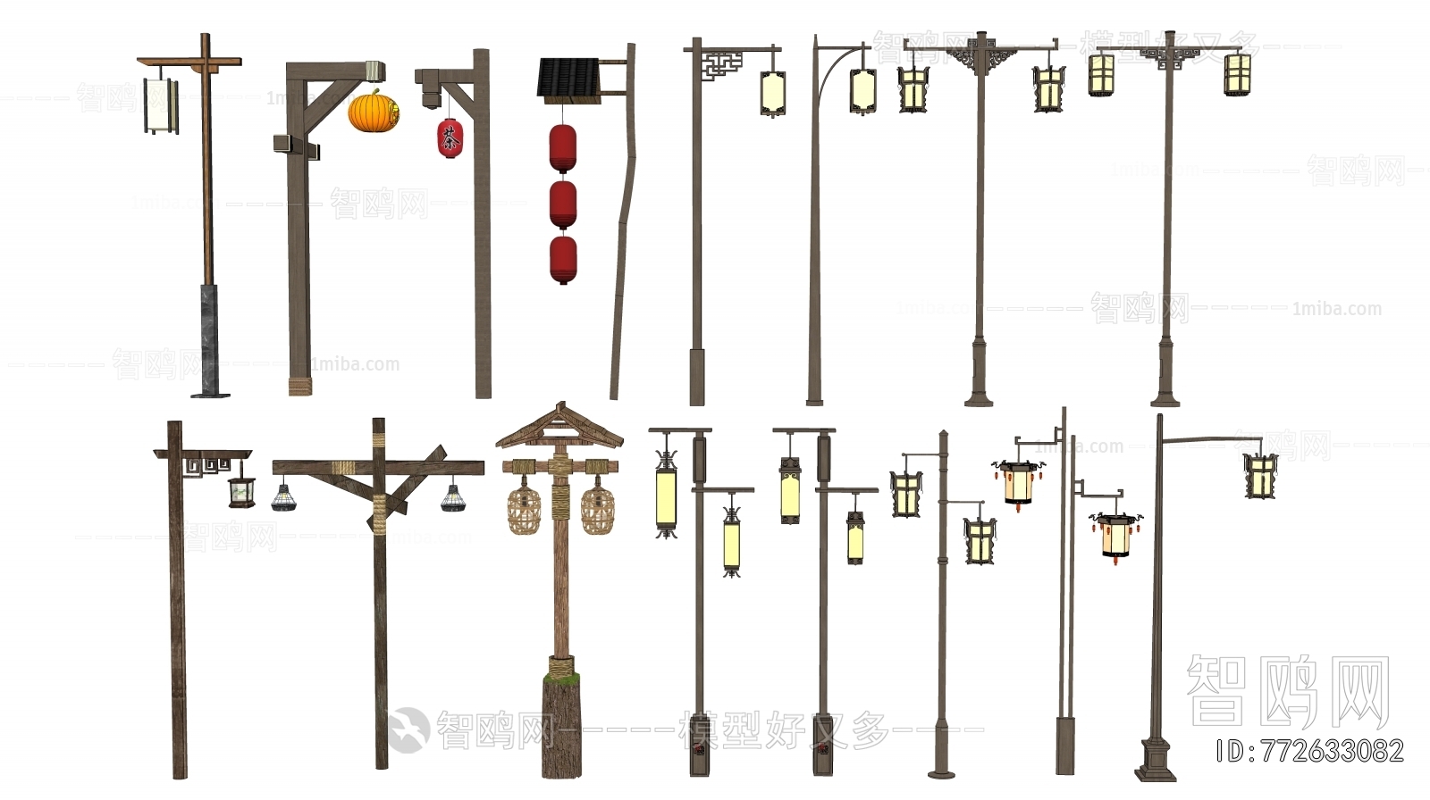 New Chinese Style Outdoor Light