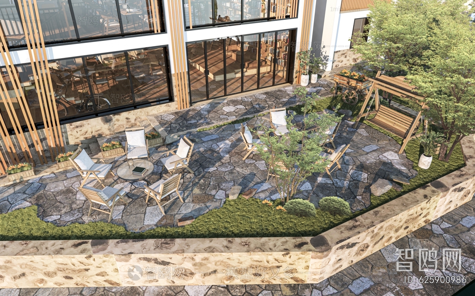 Modern Courtyard/landscape