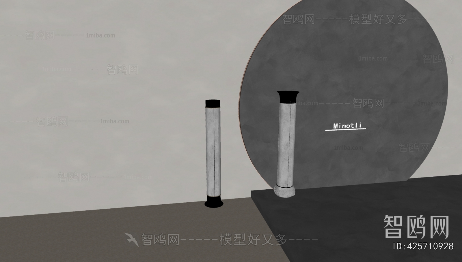 New Chinese Style Column