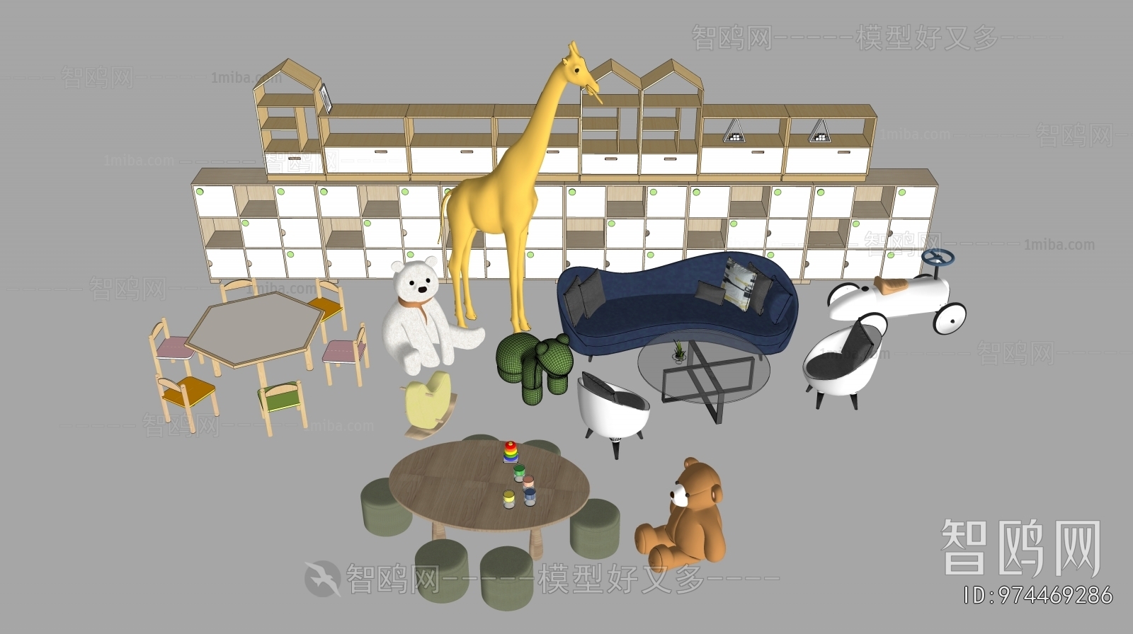 Modern Children's Table/chair