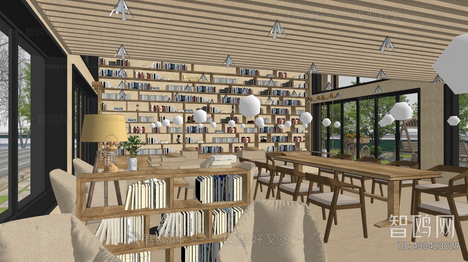 Modern Bookstore Book Bar