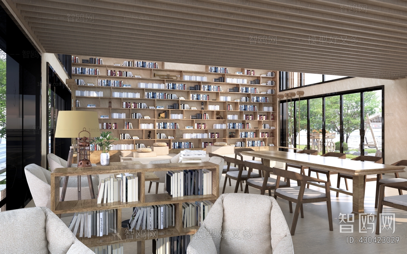 Modern Bookstore Book Bar