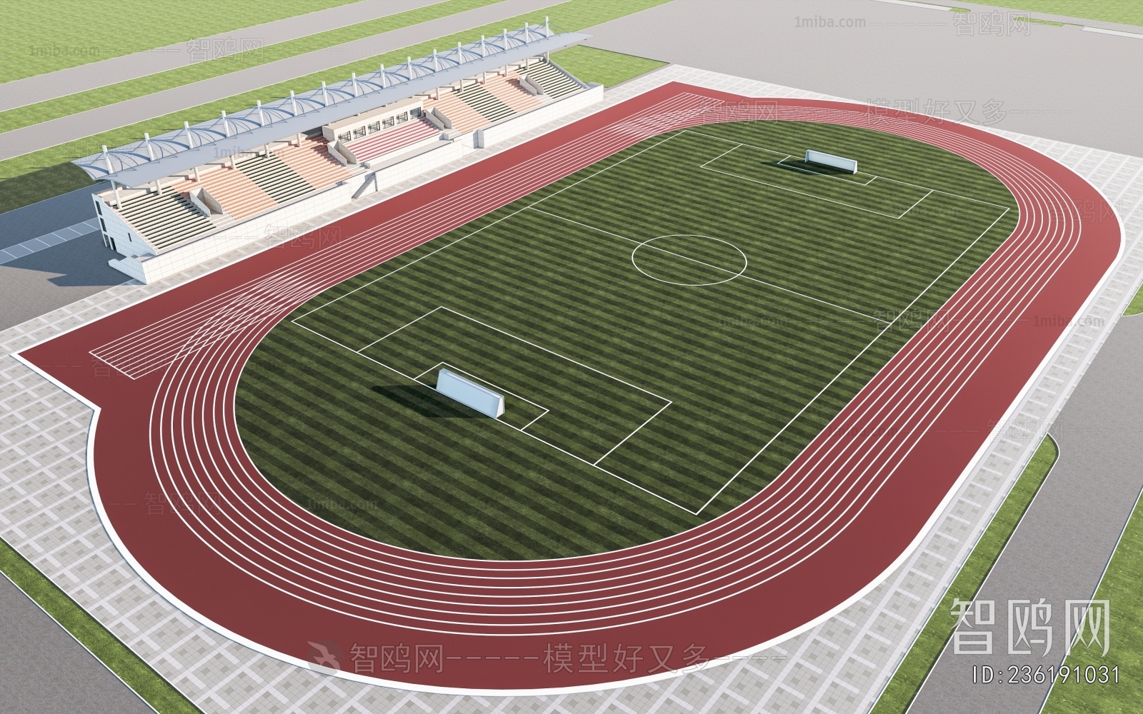 Modern Outdoor Sports Stadium