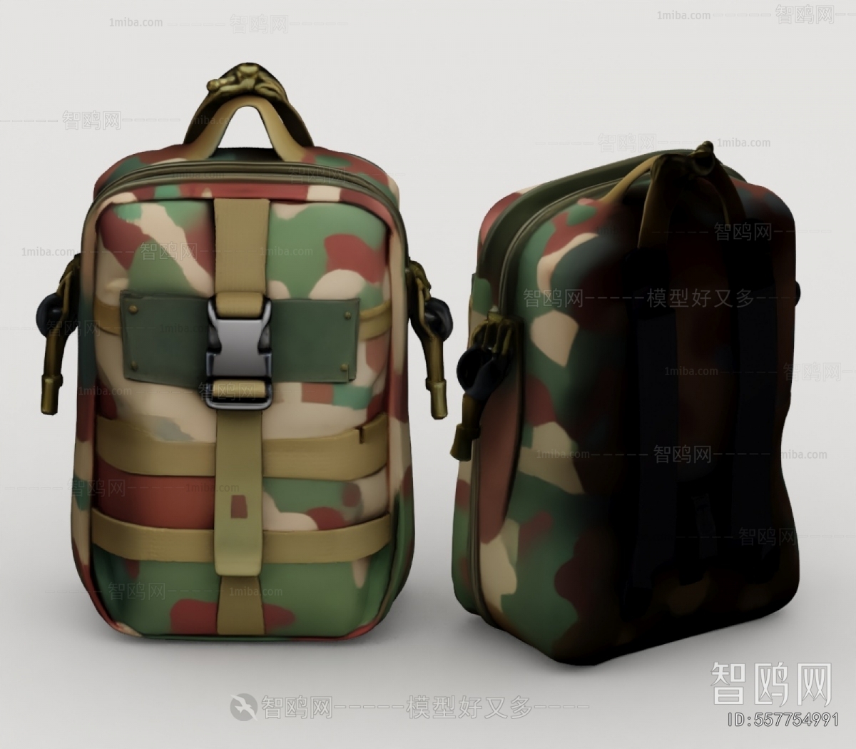 Modern Backpack And Backpack