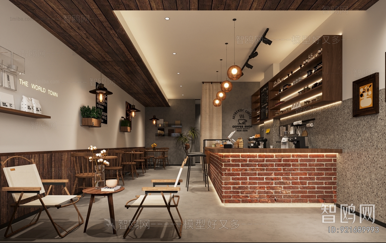 Industrial Style Cafe