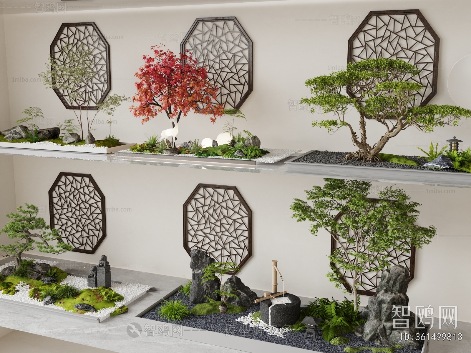 New Chinese Style Plant Landscaping