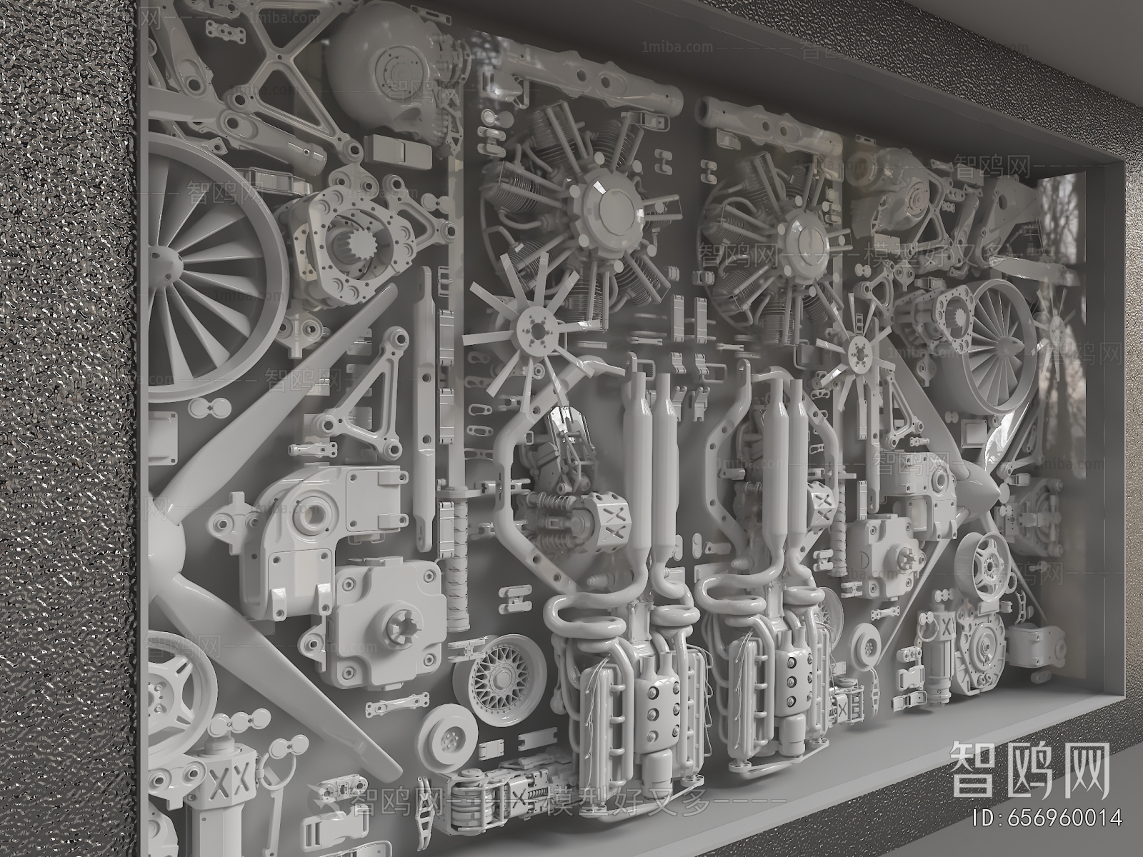 Industrial Style TV Wall