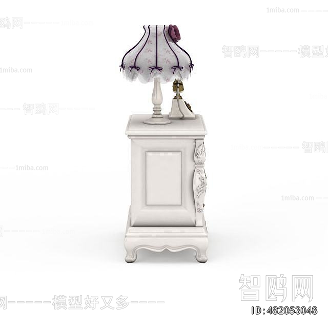 European Style Bedside Cupboard