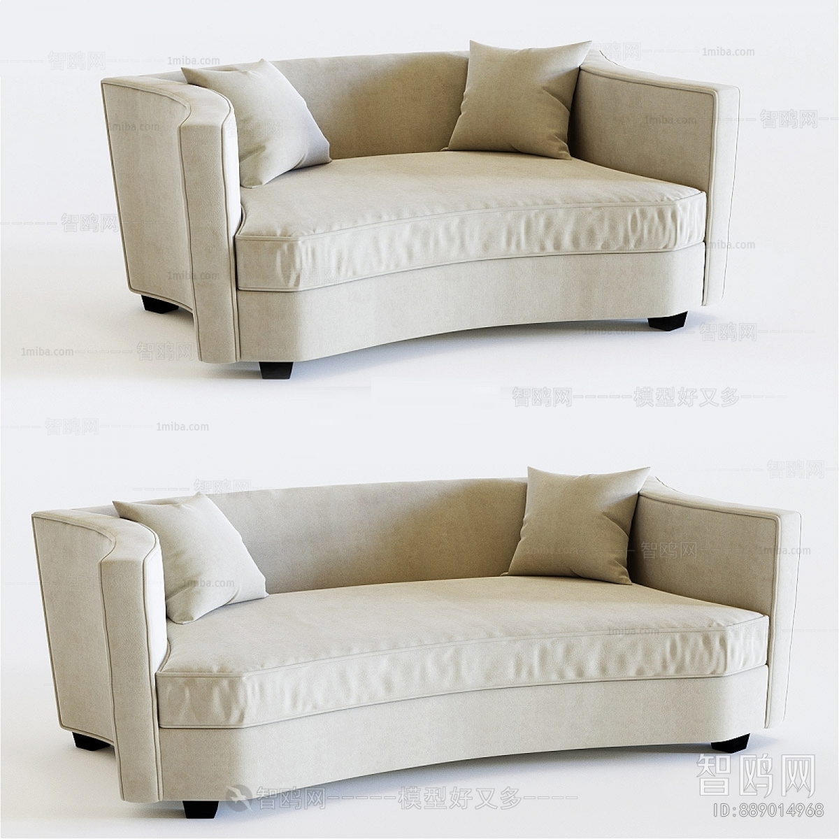 Modern Curved Sofa