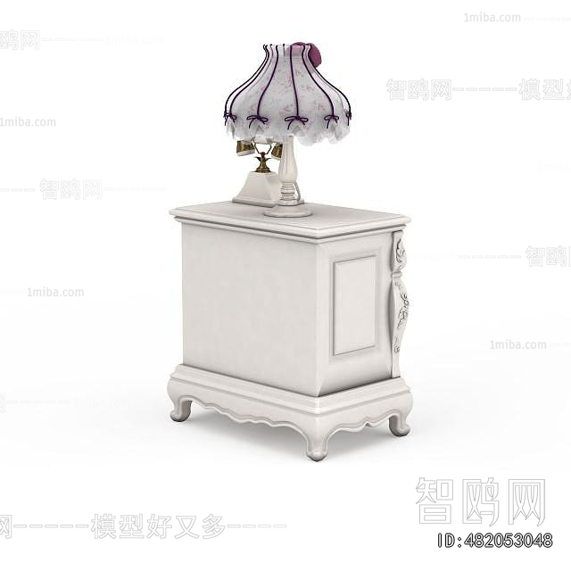 European Style Bedside Cupboard