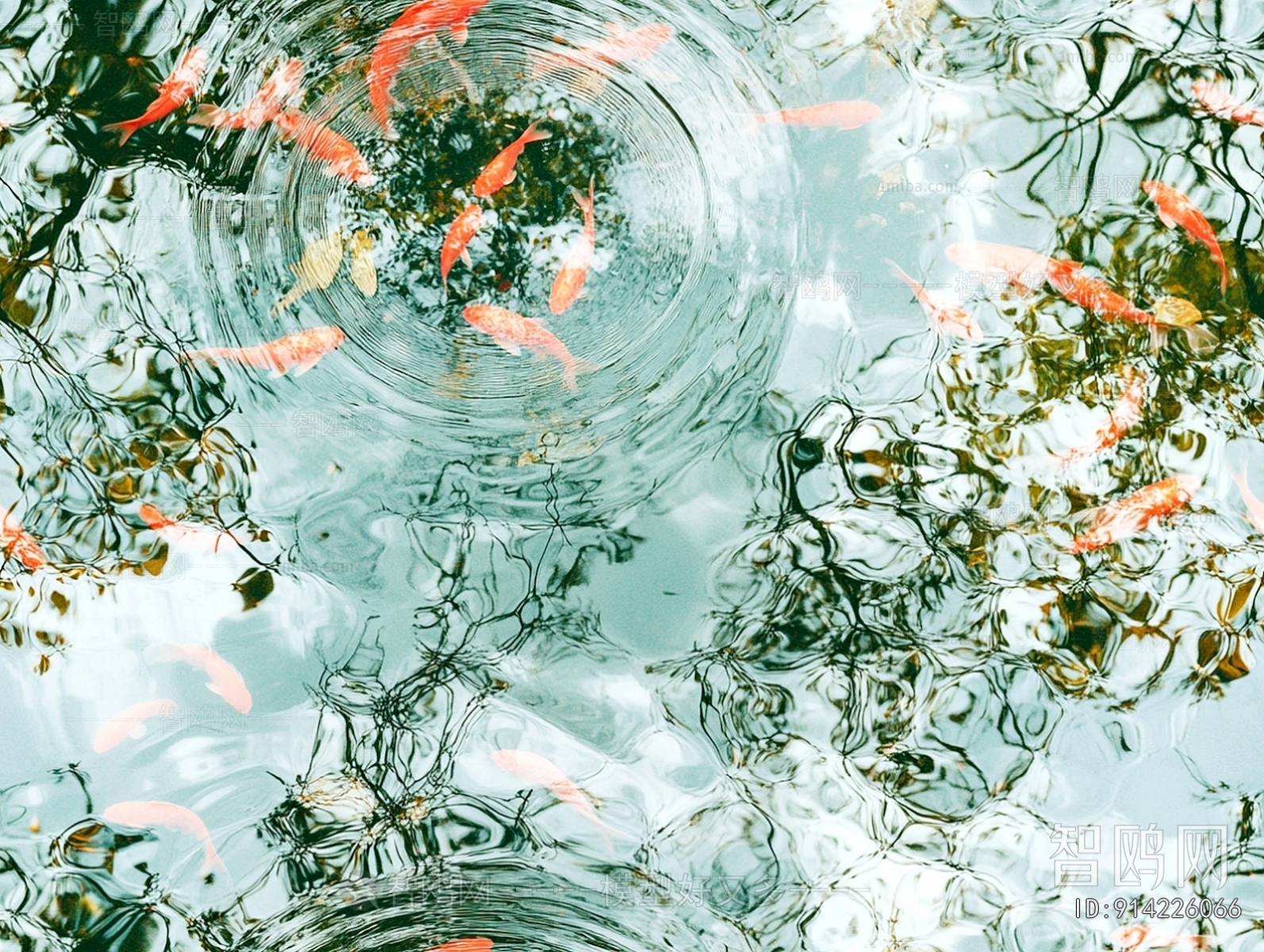 水波纹水景