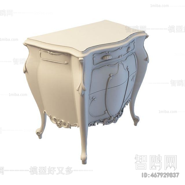 European Style Bedside Cupboard