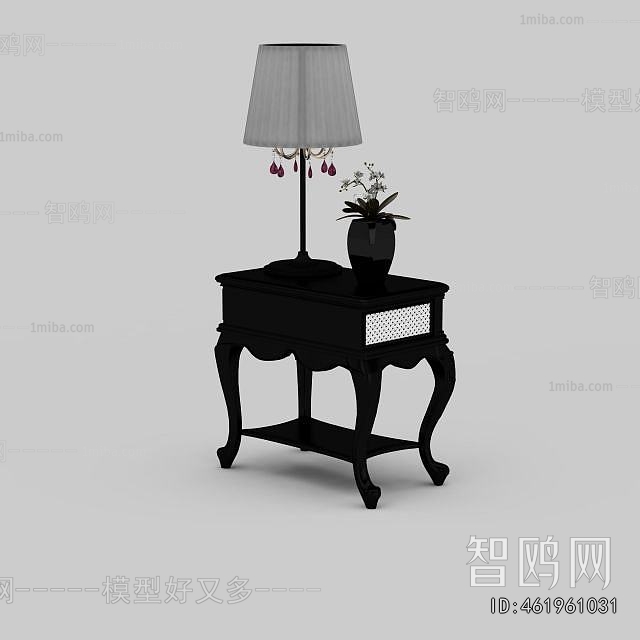 European Style Bedside Cupboard