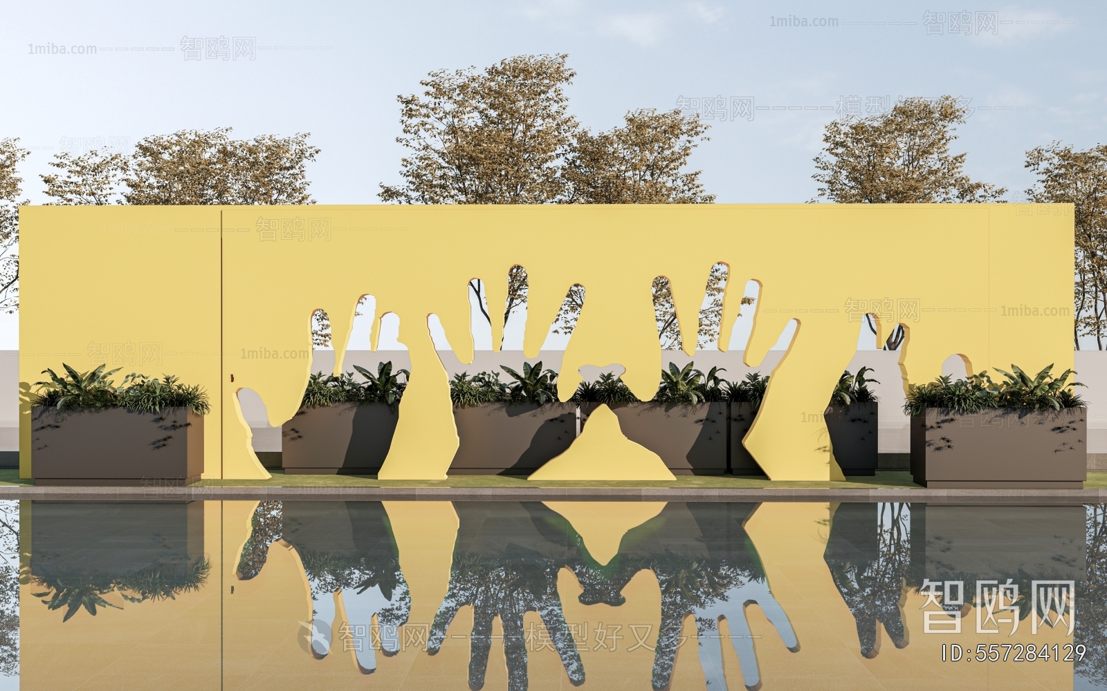 Modern Landscape Wall