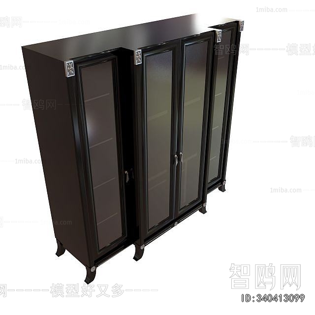 Simple European Style Wine Cabinet