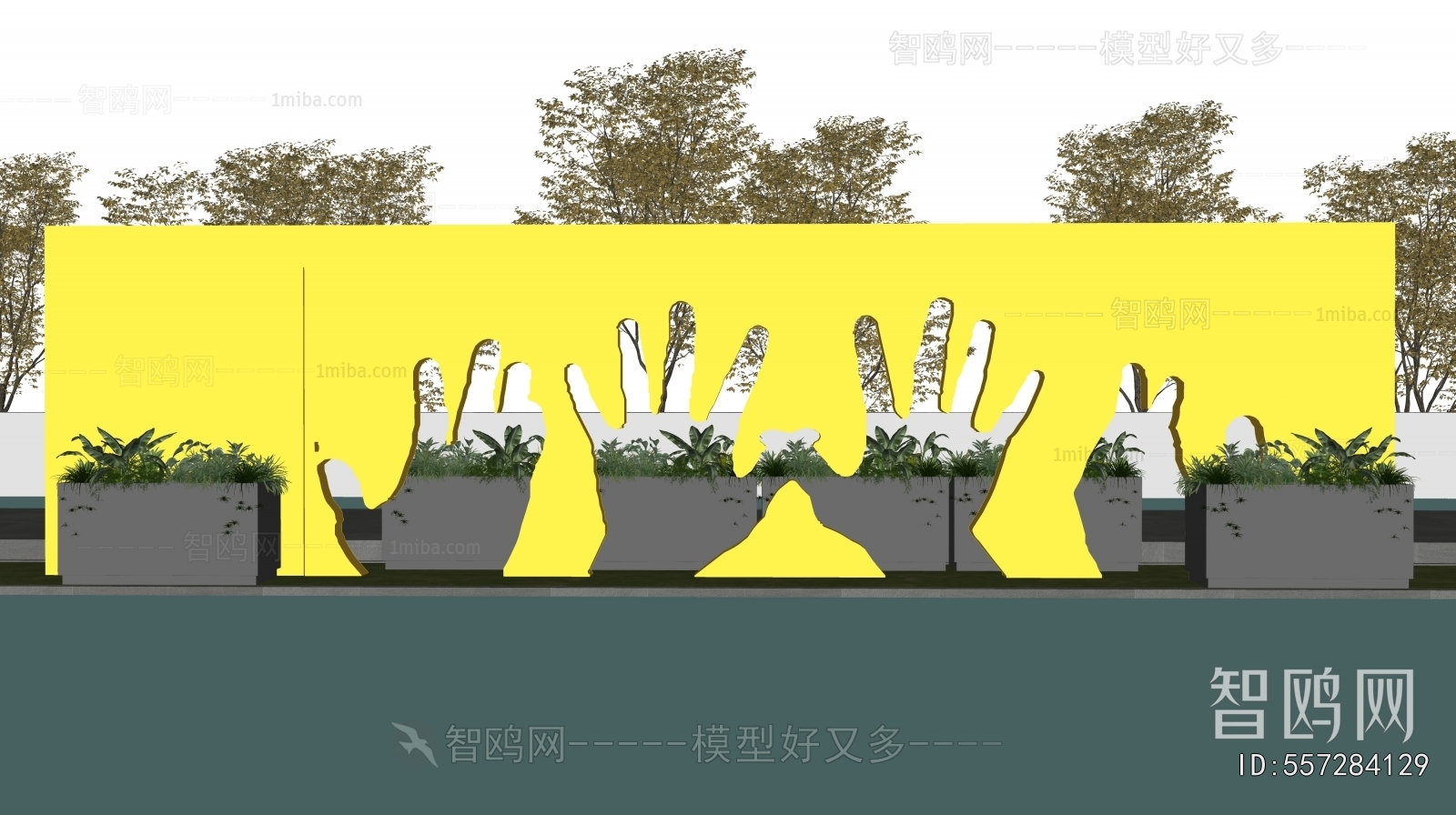 Modern Landscape Wall