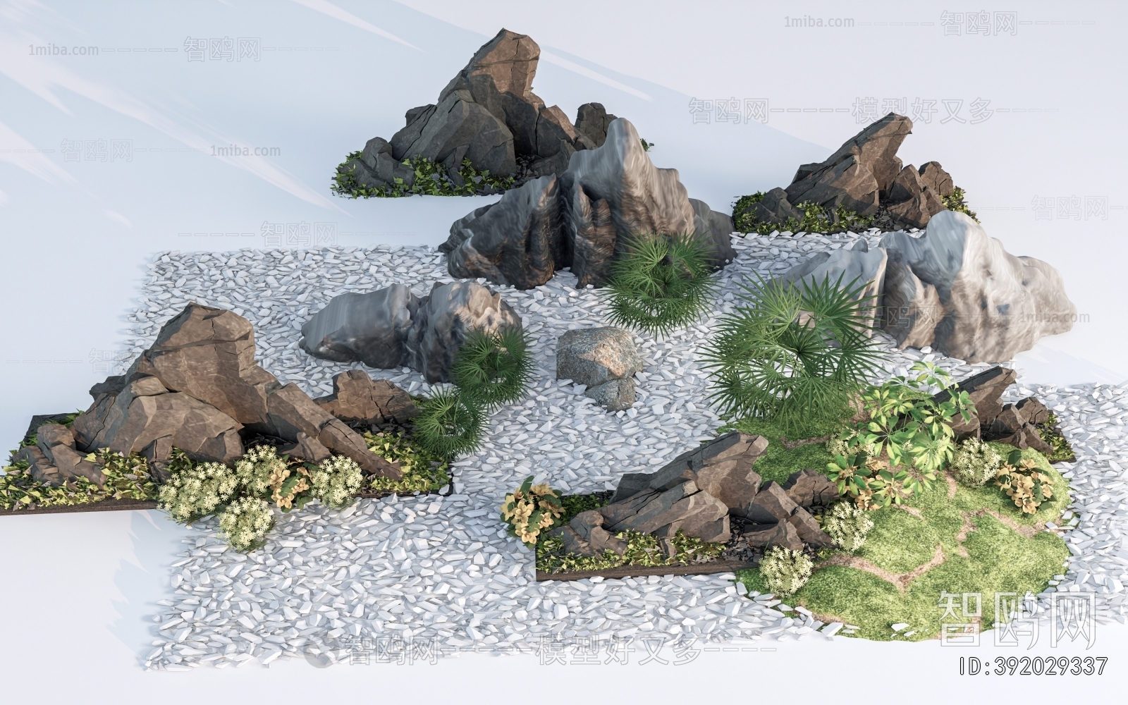 New Chinese Style Rockery Waterscape