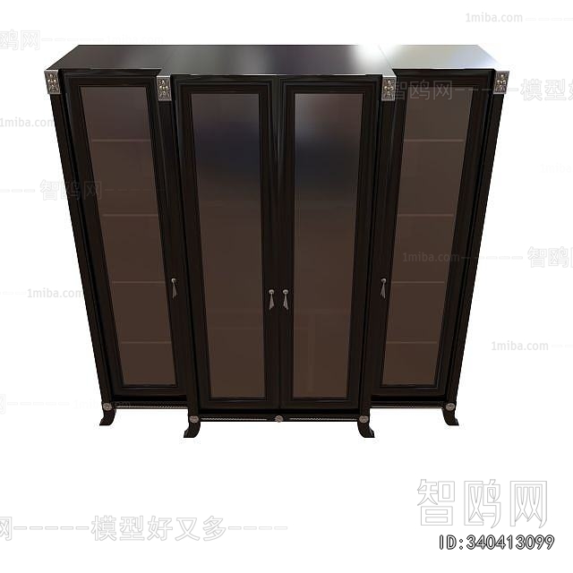 Simple European Style Wine Cabinet