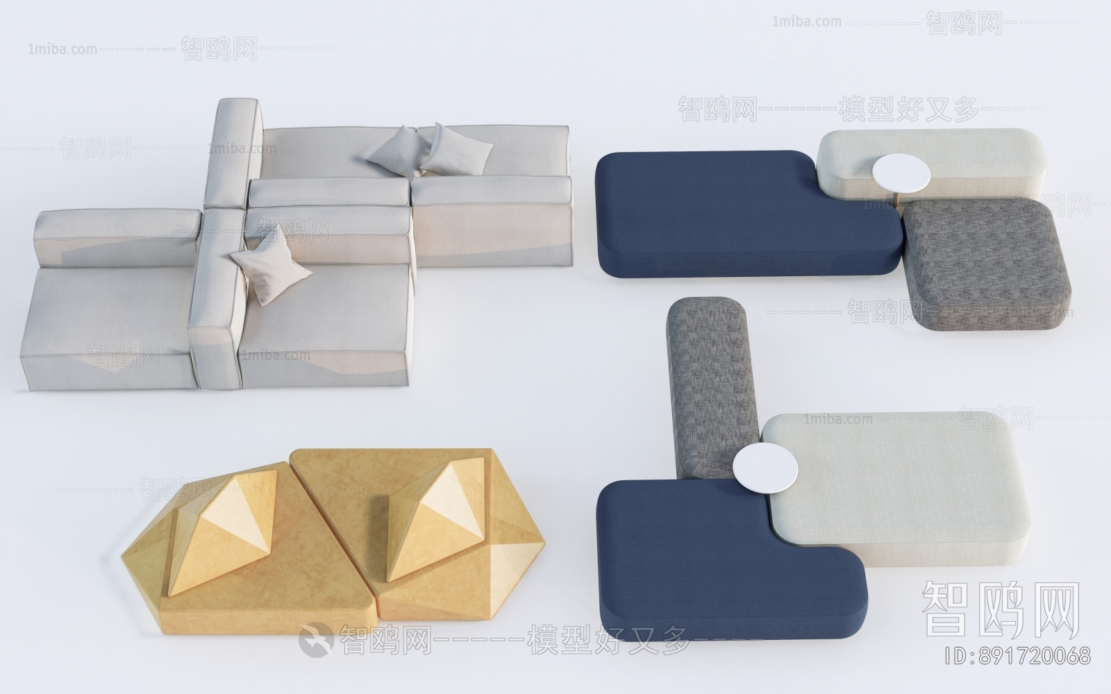 Modern Card Seat Sofa