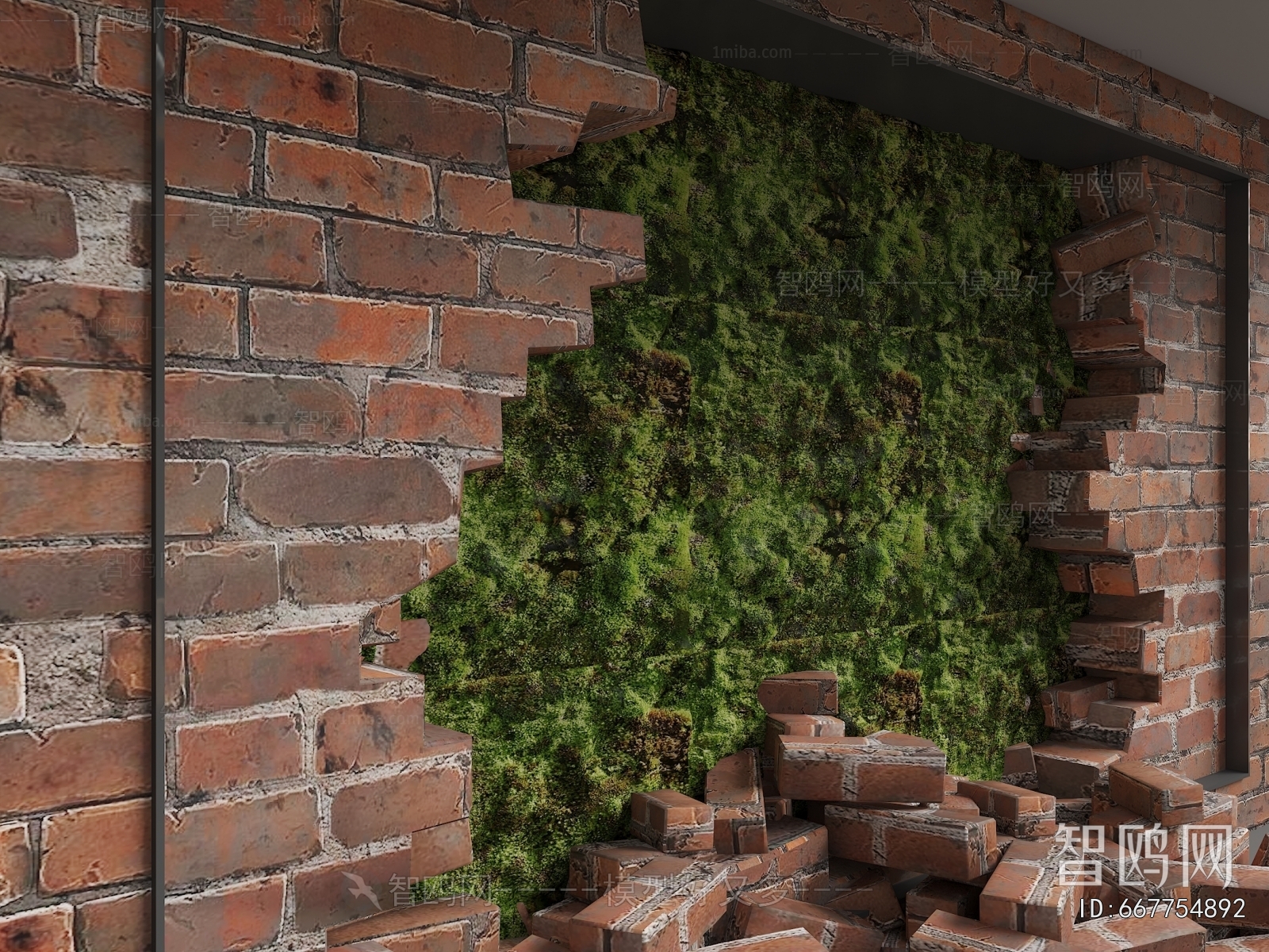 Industrial Style TV Wall