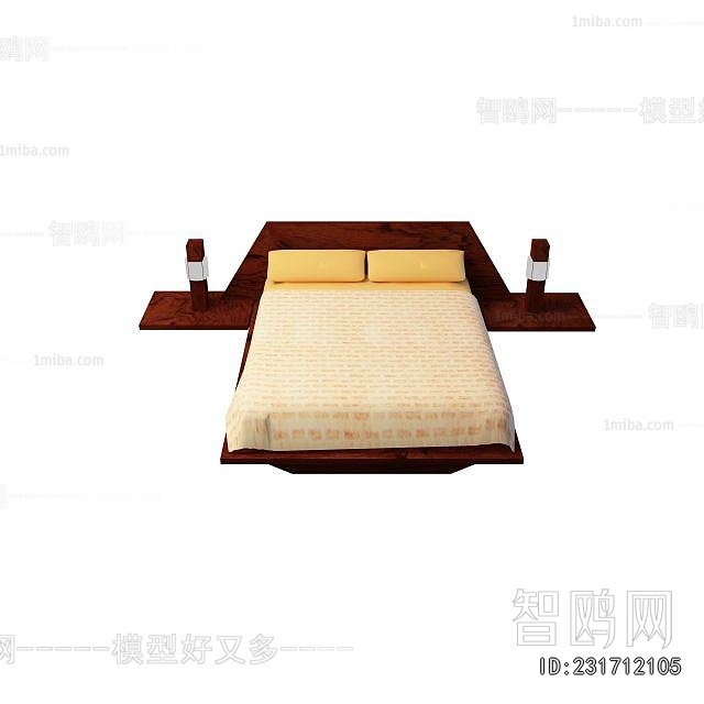 New Chinese Style Double Bed