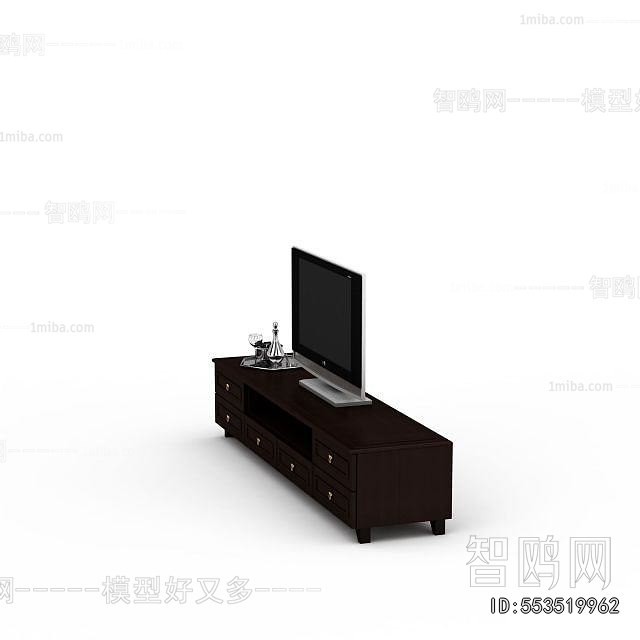 Simple European Style TV Cabinet